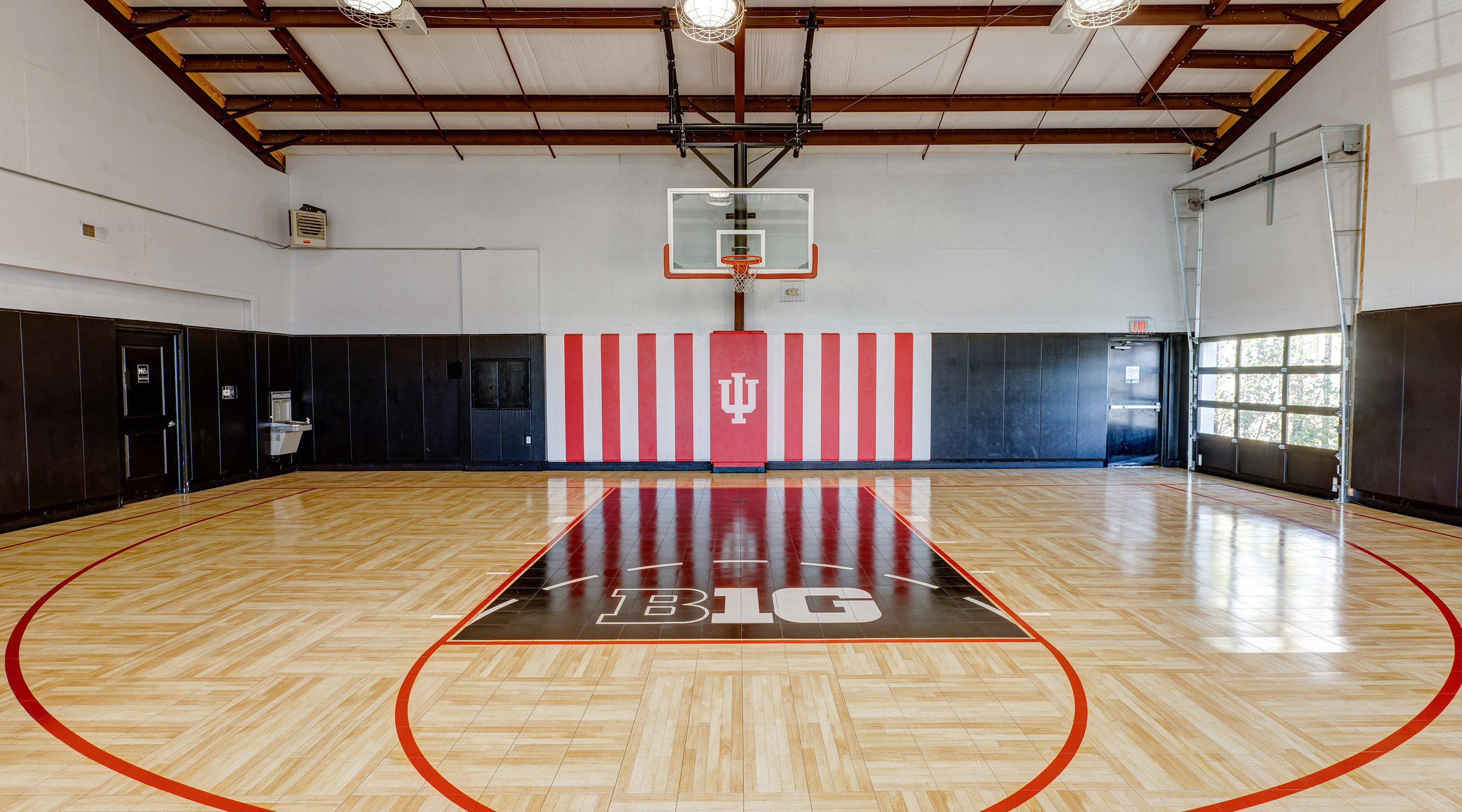 A basketball court