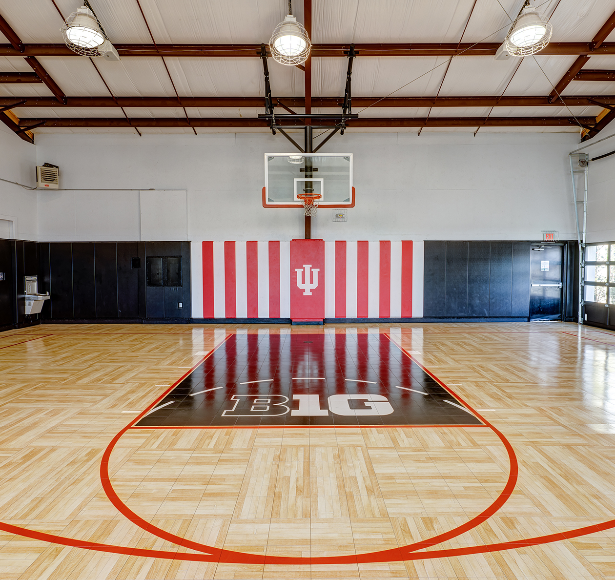 A basketball court