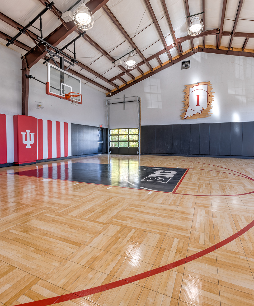 A basketball court