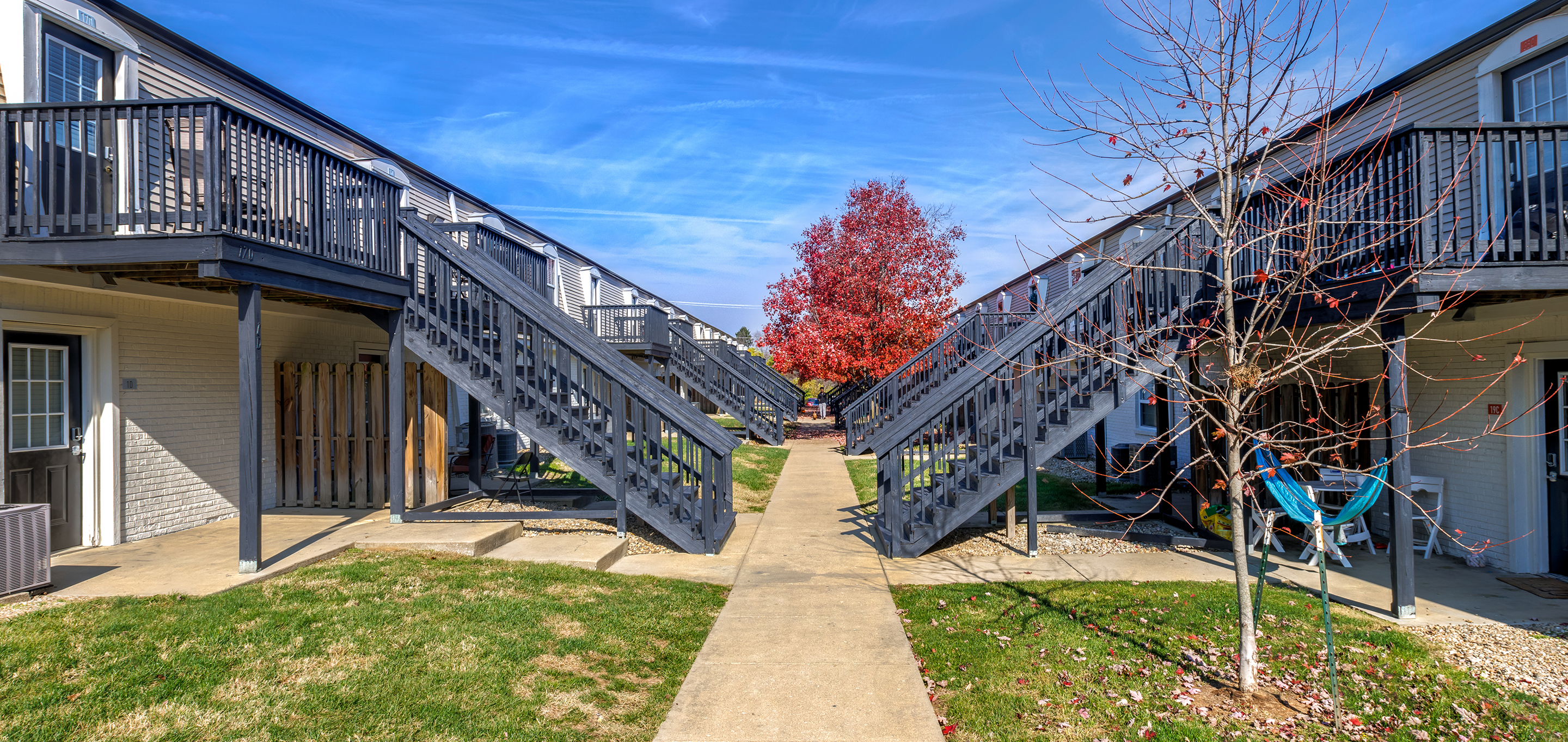 An outdoor pet-friendly area