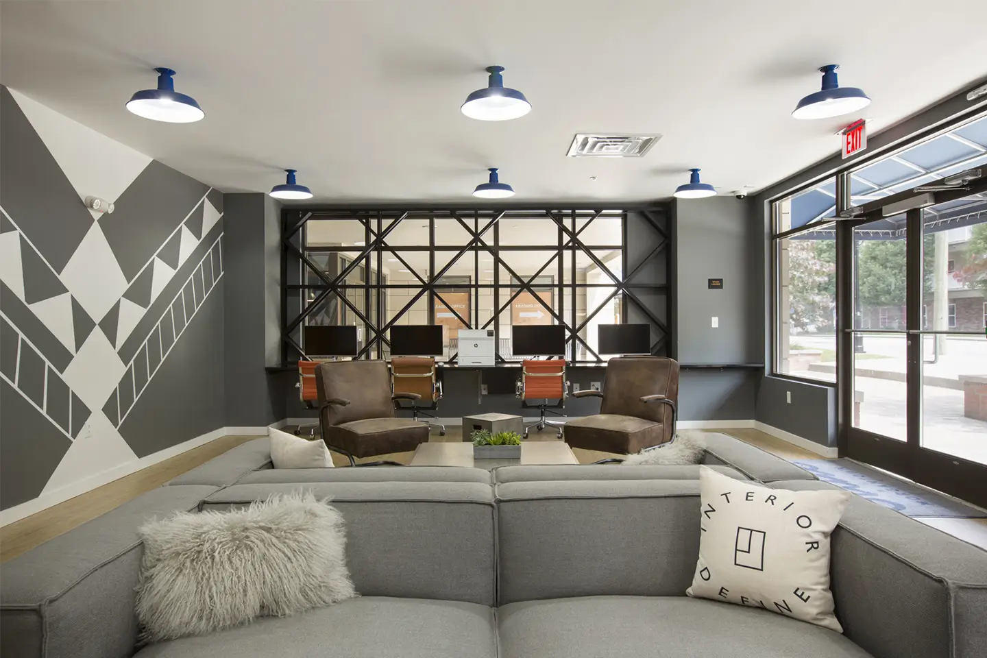 Inside the dedicated study spaces at State On Campus Morgantown