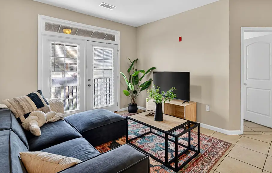 furnished living space