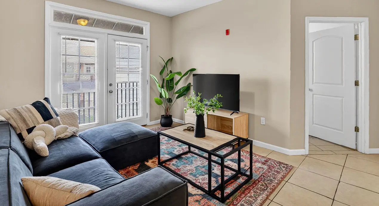 furnished living space