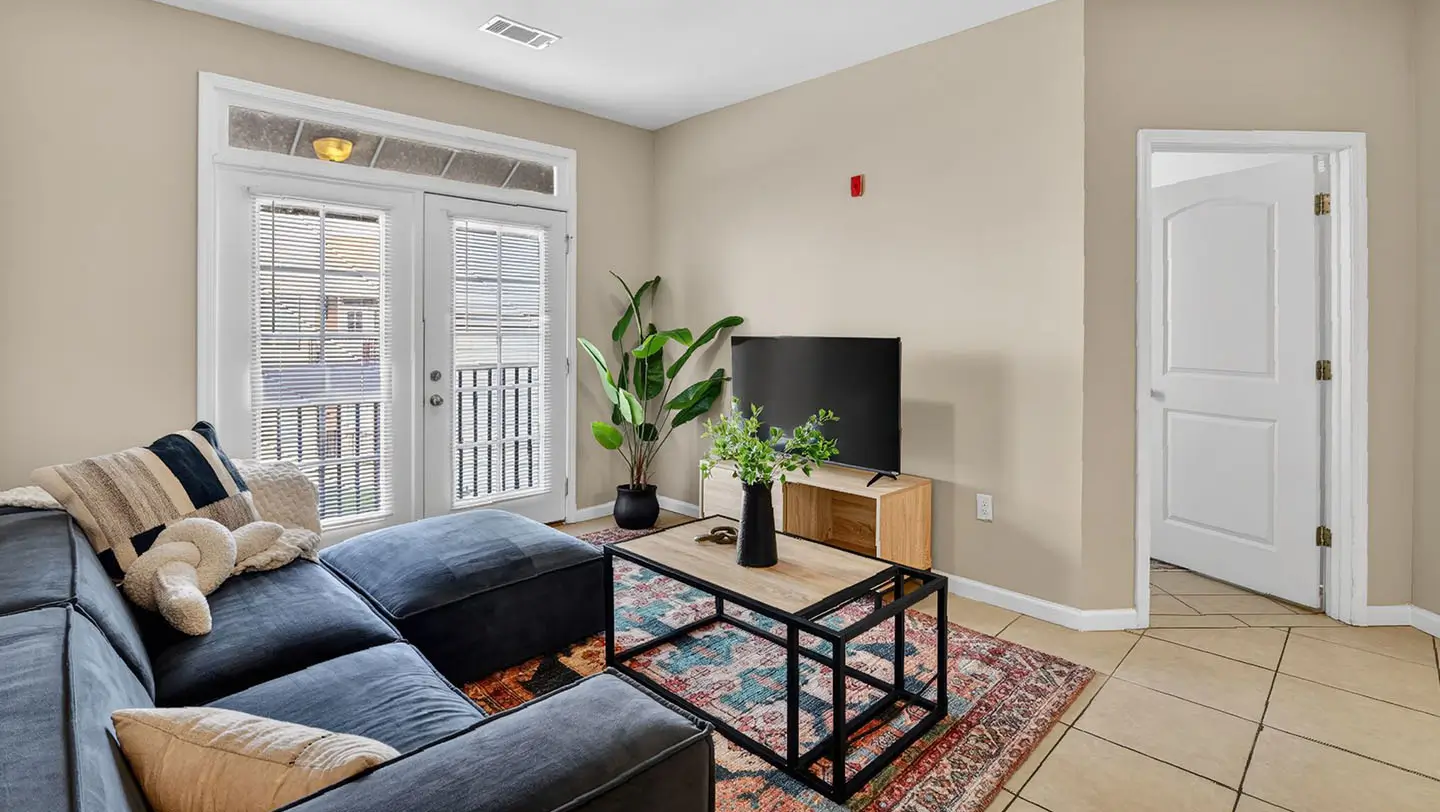 furnished living space